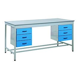 Taurus Utility Workbench with Two Triple Drawers