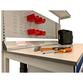Premium Electric Height Adjustable Workbench - Beech Top