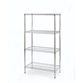 Eclipse Shelving - Stainless Steel & Chrome