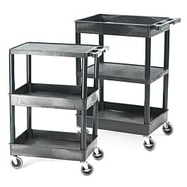 Proplaz Superstrength Plastic Multi-Purpose Shelf Trolley