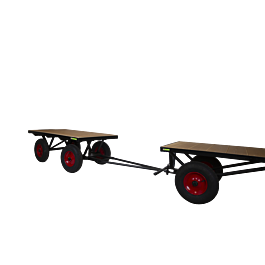 STUBBS Large Heavy Duty Turntable Trucks - 1800 x 900