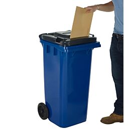Wheeled Bins with Letter Slot Lid