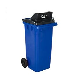 Wheeled Bins with Push Flap Lid