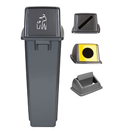 Recycling Bins with Lid Options