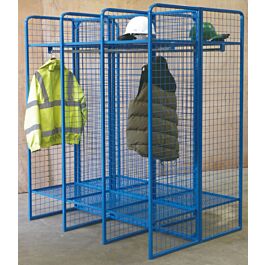 Wire Mesh Storage Compartments - Double Sided Unit - WML02Z/BLK