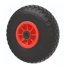 Puncture Proof Wheel with Red Polypropylene Centres