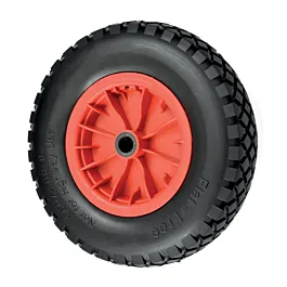 Puncture Proof Wheel with Red Polypropylene Centres