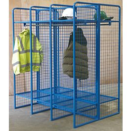 Wire Mesh Storage Compartments - Double Sided Unit