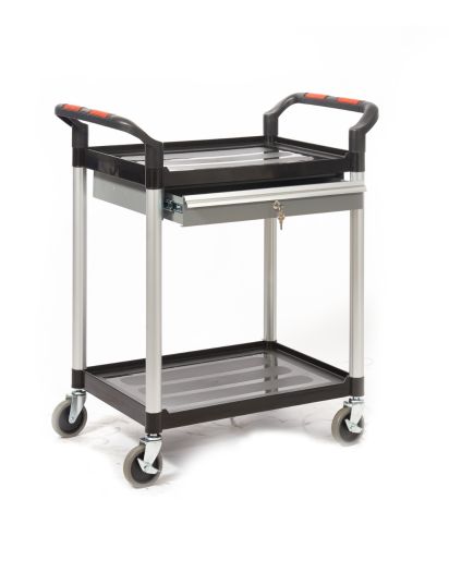 Proplaz Shelf Trolley - Steel Drawers